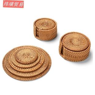 Placemat Pad Coasters Kitchen Table Mats rattan coaster