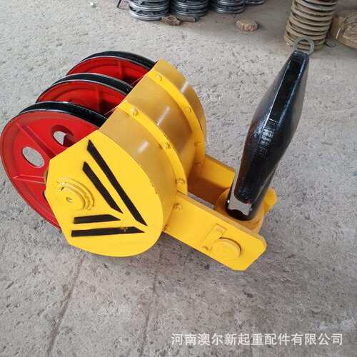 5封吨半吊闭吊钩组 车吊BMB天钩组钳吊索具 轧制滑轮吊钩组