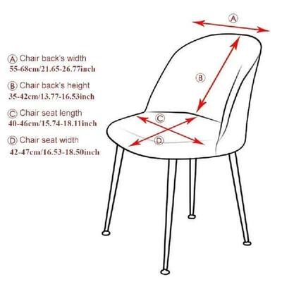 Polar Fleece Duckbill Chair Cover Elastic Small Stool