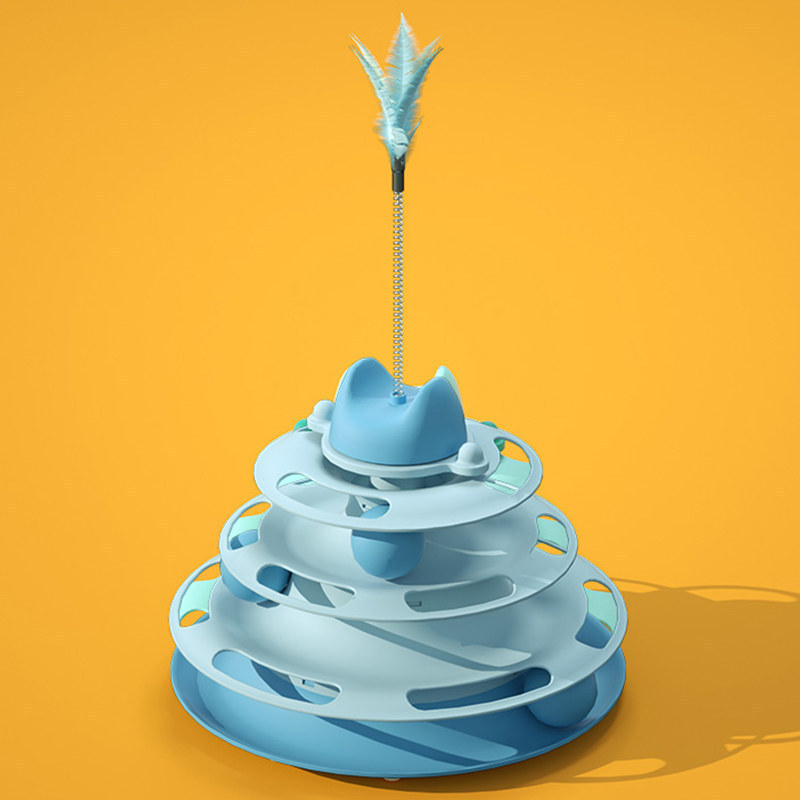 猫玩具自嗨解闷逗猫棒宠物猫咪转盘球老鼠的神器小猫幼猫用品大全