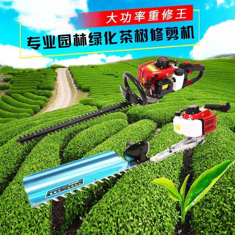 厂家直供重修王粗枝绿篱机两冲程单刀茶树修剪机双刀园林绿化设备