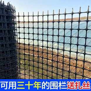 山头林村新款加厚塑料围栏网养殖专用网养鸡养鸭防护网隔离网动物