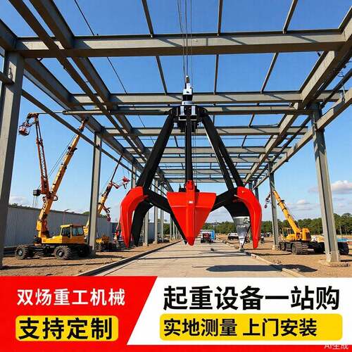 单绳双绳四绳抓斗河道清淤抓斗垃圾场机械抓斗梅花抓斗贝壳抓斗