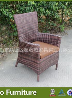 户仿酒外休闲藤椅店藤编桌椅花园阳台藤椅藤桌编2107AC椅商用藤编