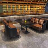 工音业酒吧专用桌子清吧沙发1201乐餐吧风散桌岩小酒馆板卡座桌椅