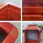 铝铝合金花合户金花箱花盆外组合长方形市政防防腐台室内外阳庭院