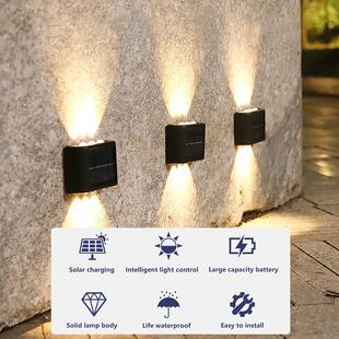 Outdoor Light Down Wall And Lamp Solar Waterproof
