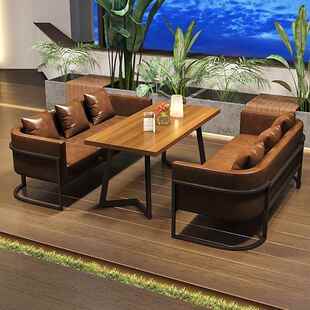 需定制壹树覆古工业风酒吧卡座沙发咖啡厅西餐厅餐吧清吧酒馆烧烤