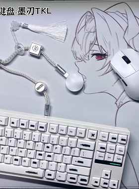 winshop原创一拖二双头8k电竞线磁轴机械键盘数据线桌搭航插线