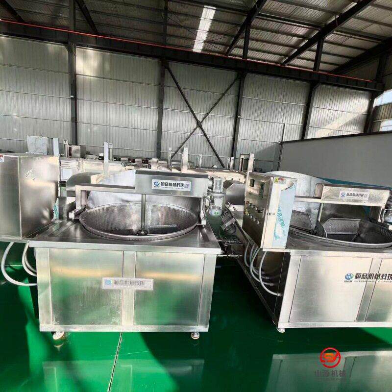 商用油面筋油炸锅低温油泡油炸设备现货豆腐泡油炸机器