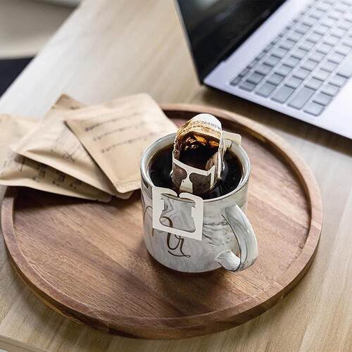 简约相思木托盘木质家用茶盘餐盘咖啡厅圆形点心茶水盘收纳盘