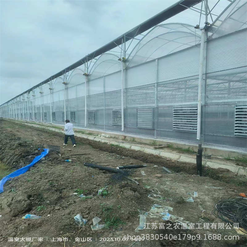 连栋温室大棚厂家供应 农业蔬菜温室大棚 花卉育苗用玻璃温室