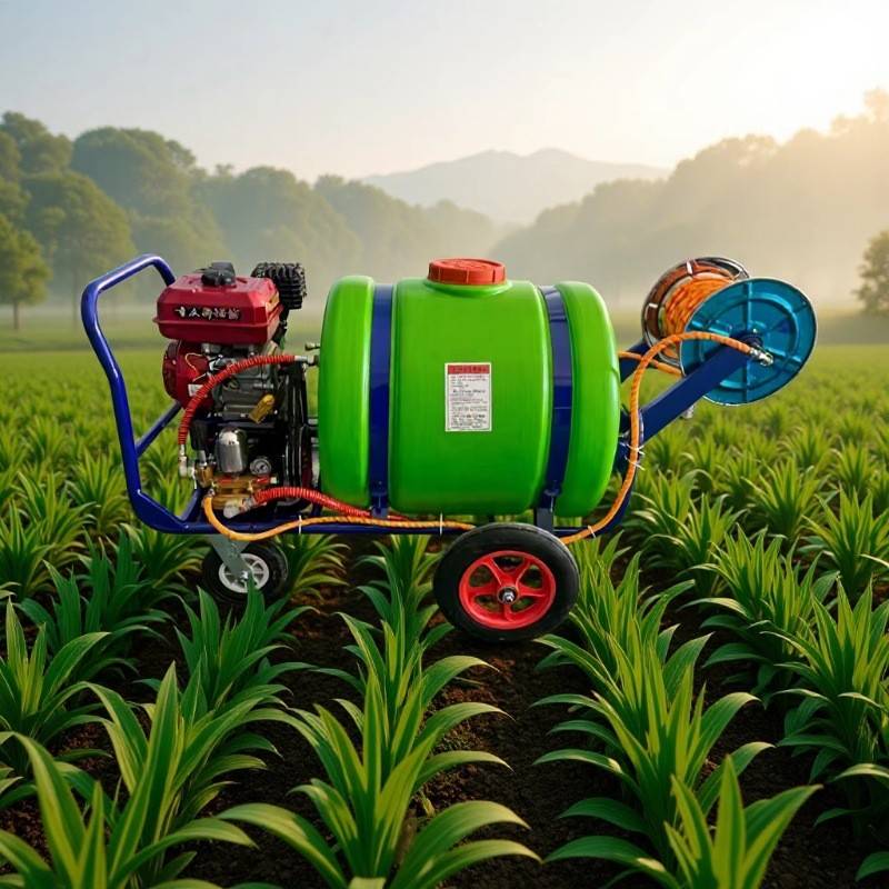 160升汽油推车式打药机养殖场消毒清洗机农用高压泵大容量喷雾机
