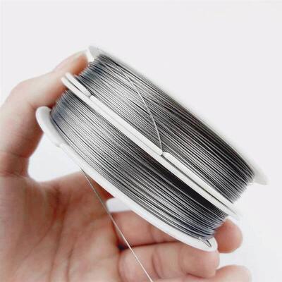 0.3~1.0mm Thin Stainless steel wire Beading Rope Cord Thread