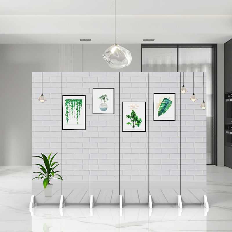 中式屏风隔断客厅遮挡可折叠移动带轮家用办公室北欧简易双面折屏