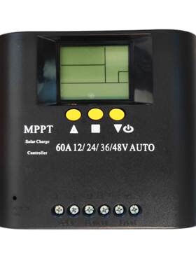 SYB系列12/24/48V太阳能MPPT控制器40A/50A/60A带LCD屏幕和USB口