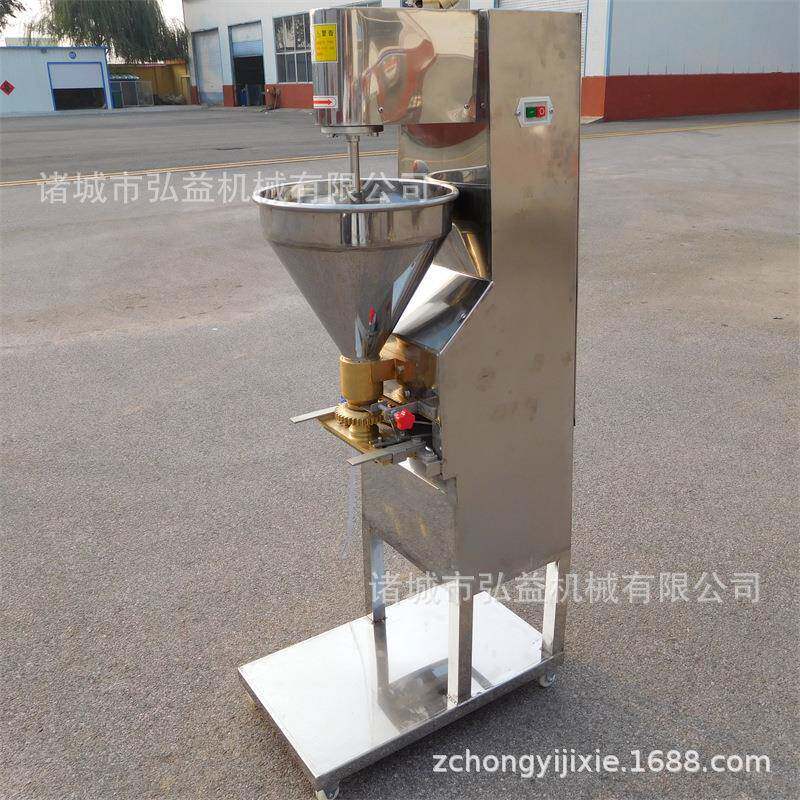 全自动小型章鱼丸子机不锈钢商用肉丸加工机器实心肉丸成型机