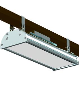 长条形冷库led防爆灯地铁灯机场隧道区间照明漫反射式18W地道灯