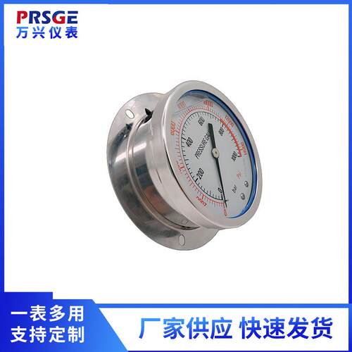 厂家供应仪器仪表 千斤顶龙门架液压抗震轴向压力表YN100ZT