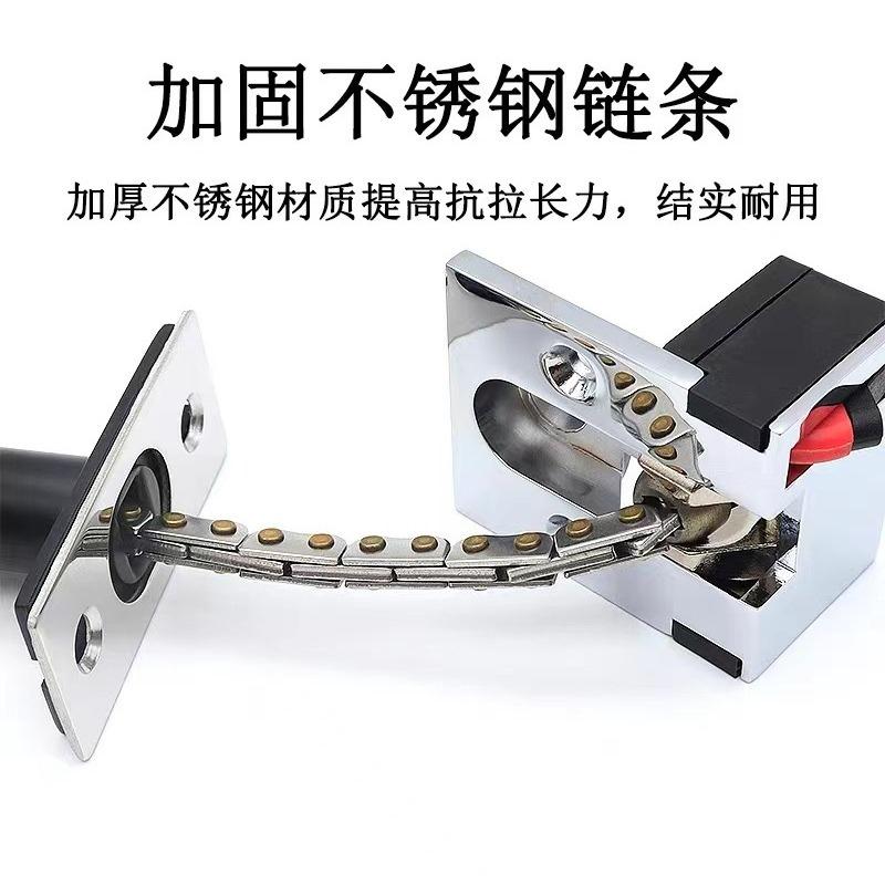 酒防盗链暗门链家用木门隐形扣门栓店卡扣装简约黑门色暗藏防佐致