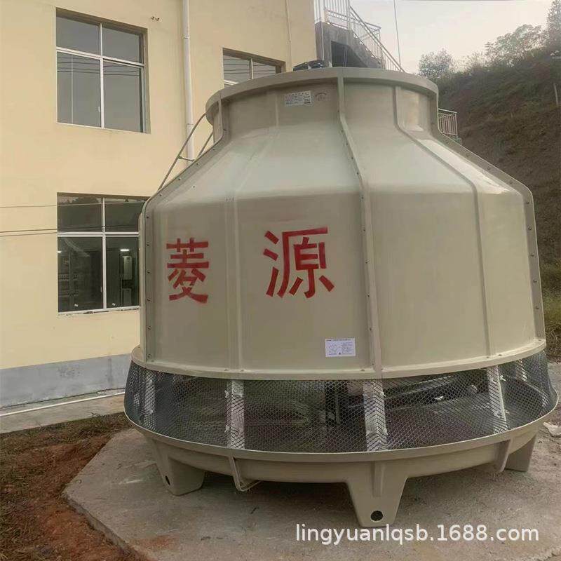 玻璃钢工业形冷却水塔系列大型175T圆形冷却塔挤出机冷却塔