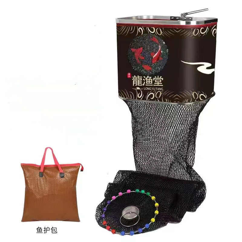 涂胶大大黑方口加固护68鱼鱼护护坑力承重挂胶圆编护加厚鱼渔口