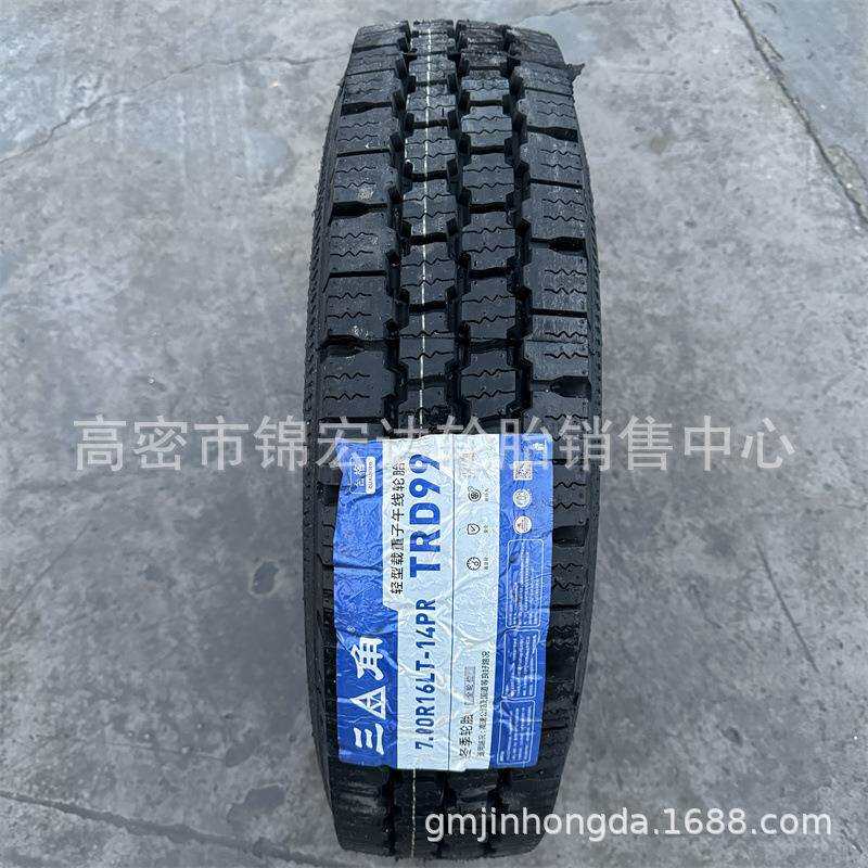 三角雪地轮胎405/70R18真空全钢6.50/7.00R16载重雪地轮胎