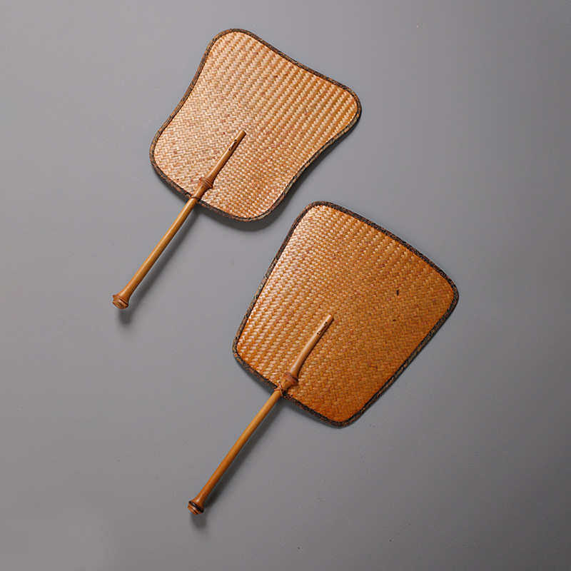 筇竹竹编扇子包云锦中式轻软复古大漆蒲扇纯手工青蓖扇麈尾团扇,居家日用,扇子,淘宝优惠券,粉丝福利购,淘宝优惠卷