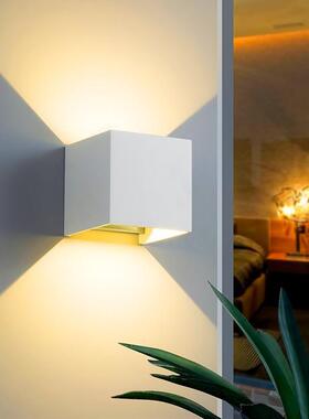 led户外壁灯防水室外照明灯具露台阳台别墅庭院大门防潮壁灯