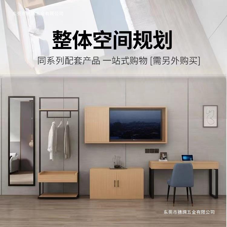 厂家直销快宿捷酒店宾馆家具宾馆床公寓民大标床间全套组合RNP视