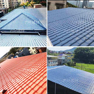 瓦瓦片厂家别墅仿古瓦瓦 屋面树脂pvc树脂瓦佛山批发建筑工程塑料
