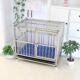 带厕所 不锈钢狗笼 大型狗 中 家用室内外可移动加厚宠物 小