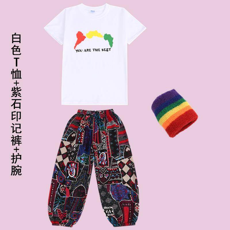 新款六一儿啦啦队运动会开童时服尚民族风团体舞幕蹈表演非洲鼓演