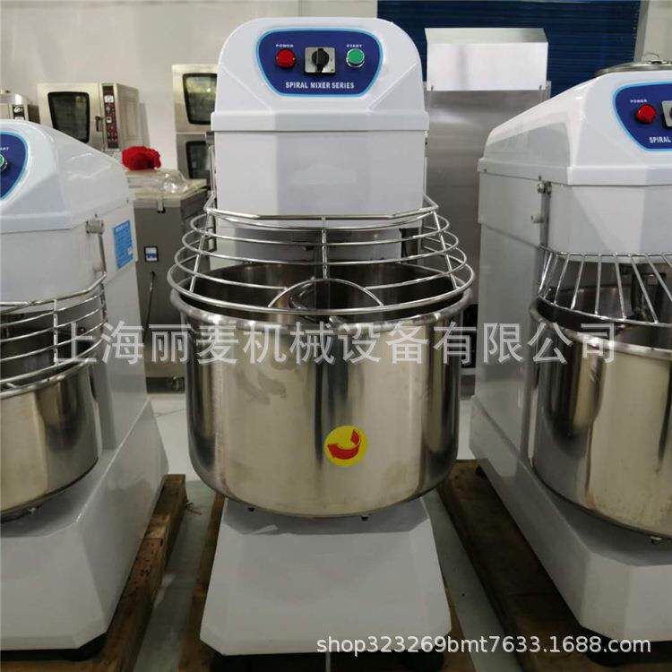 直销 大容量立式双动双速不锈钢和面机 双速搅拌搅面粉 40L和面机