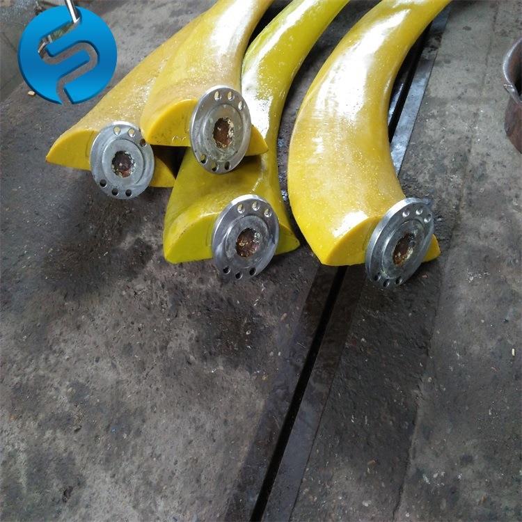 潜水推流器叶轮低速高速推流器玻璃钢叶轮聚氨酯叶轮推流器配件