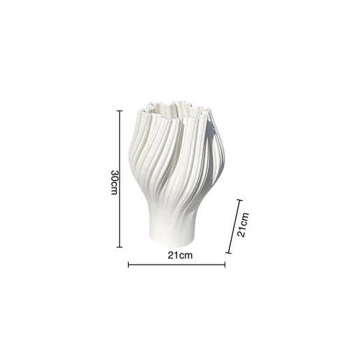 装饰个性ins感瓶家居花瓶艺术客厅打印3d高级摆件插花陶瓷样板房