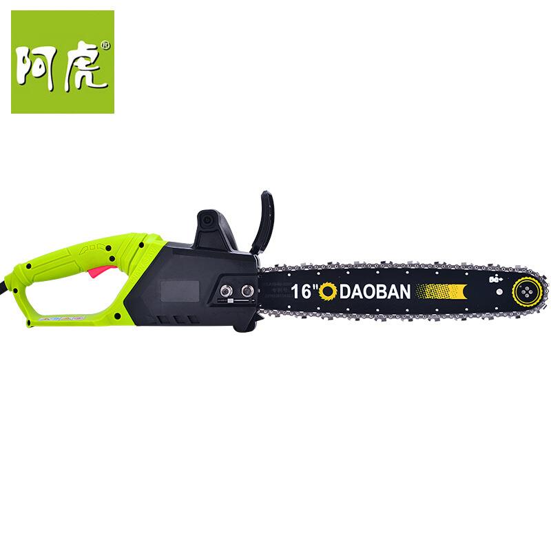 阿虎链锯多功能家用电动电工具大率伐功木锯木工电锯油0锯5XWF16-