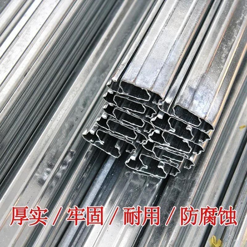 热镀锌大棚卡槽卡簧纳米铝合金卡槽压膜条镀铝锌防风耐腐蚀压膜槽