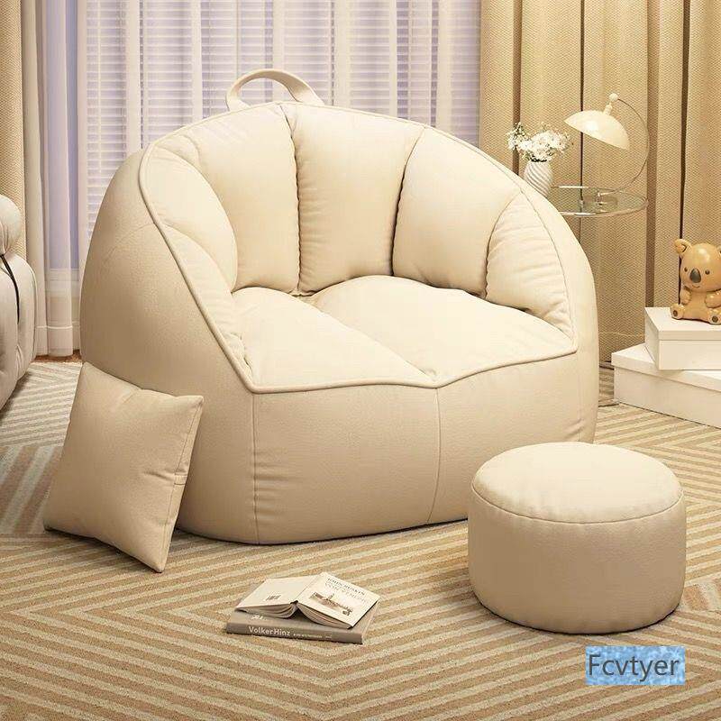 小户型家用单人榻榻米躺椅可躺可睡卧室小沙发网红懒人椅懒人沙发