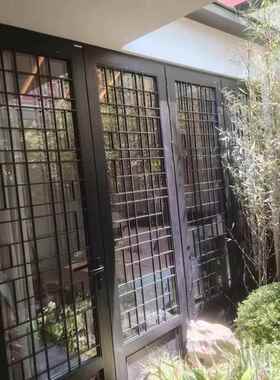 铝OYQ窗格栅中式铝花格门窗装饰栏防盗花网风格子花铝屏合金窗雕