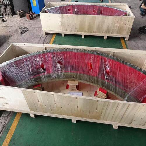 ZG42CrMo 球磨机铸钢齿环 大模数铸钢齿轮 大型回转支承齿圈