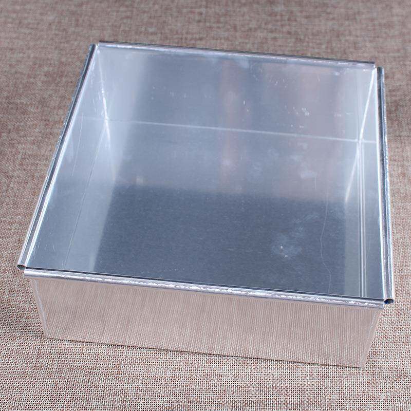 方形6寸8寸10寸戚风蛋糕模阳极活底蛋糕模具烘焙工具现货