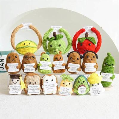 Positive Cute Potato Home Room Decor Handmade Plush