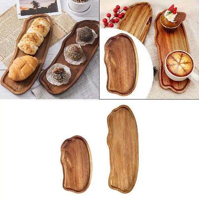 Wooden Plate Modern Appetizer Tray Wooden Tray for Cupcake