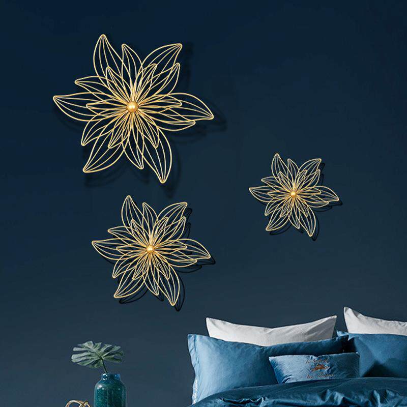 新中式客厅电视背景墙壁挂饰创意国风墙面装饰品挂件立体铁艺壁饰