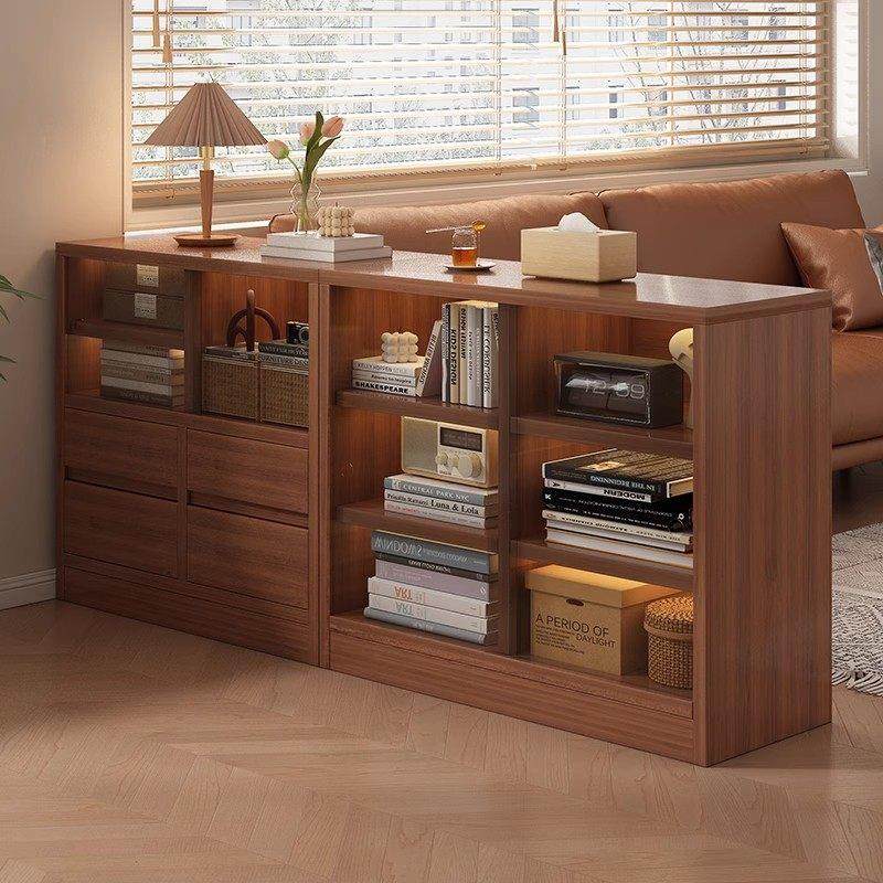 实木书柜斗柜组合柜客厅靠墙收纳柜防尘储物柜矮柜落地置物柜书架,住宅家具,单个书柜,淘宝优惠券,粉丝福利购,淘宝优惠卷