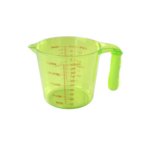 1000ML PS Plastic Measuring Cup, Food-Grade Baking Plastic M