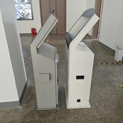 19/ 21.5寸落地触摸查询一体化工业生产线车间工位机工控Sop钣金