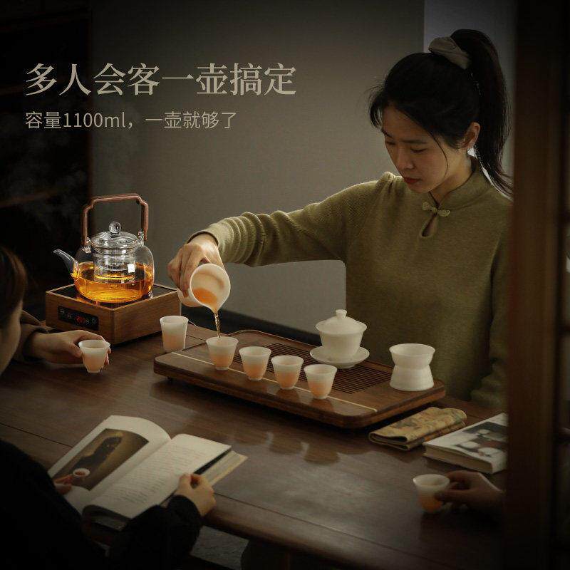 玻璃煮茶壶加厚耐高温2025新款单茶壶家用大容量电陶炉专用烧水壶