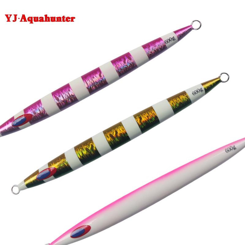 新品600g27cm慢摇速沉铁板夜光海钓饵船钓铅鱼路亚饵南油jig lure